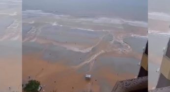 Balneário Camboriú decreta estado de emergência devido a fortes chuvas nesta quinta-feira (16)