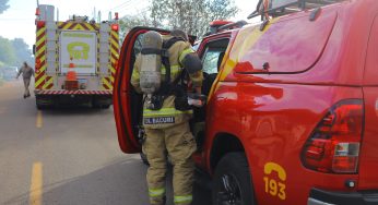 Bebê de 11 meses fica trancado dentro de carro em Castro e é resgatado pelos bombeiros