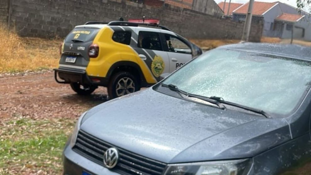 Pm recupera carro roubado Boca no Trombone Pm recupera carro roubado