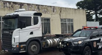 Polícia Civil de Palmeira recupera caminhão roubado em menos de 24 horas