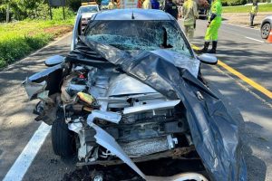 Motorista morre após colisão traseira na BR-153 em Santo Antônio da Platina.