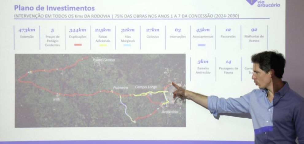 Via Araucária apresenta projeto de duplicação da BR-277 em Palmeira. Boca no Trombone Via Araucária apresenta projeto de duplicação da BR-277 em Palmeira.