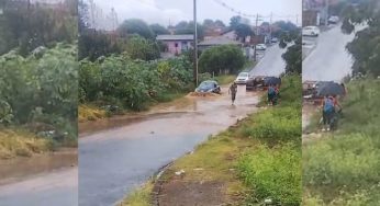 Fortes chuvas causam alagamentos e estragos em Ponta Grossa nesta terça-feira (18)