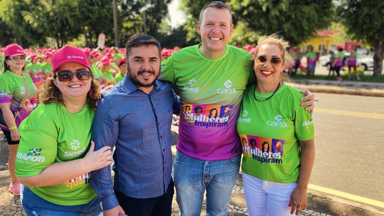 Caminhada do Dia da Mulher reúne centenas de participantes em Arapoti Boca no Trombone Caminhada do Dia da Mulher reúne centenas de participantes em Arapoti