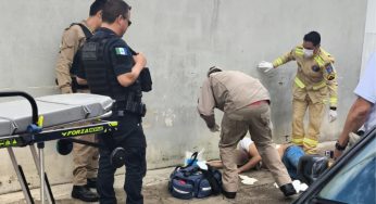 Rapaz é baleado em Castro e fica gravemente ferido