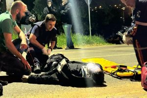 Queda de moto na Avenida Monteiro Lobato deixa homem ferido Boca no Trombone Queda de moto na Avenida Monteiro Lobato deixa homem ferido