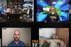 O ex-presidente participou de uma live e entrevista para uma emissora de Tv diretamente do hospital Boca no Trombone O ex-presidente participou de uma live e entrevista para uma emissora de Tv diretamente do hospital
