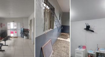 UBS do Cantagalo em Castro é alvo de vandalismo