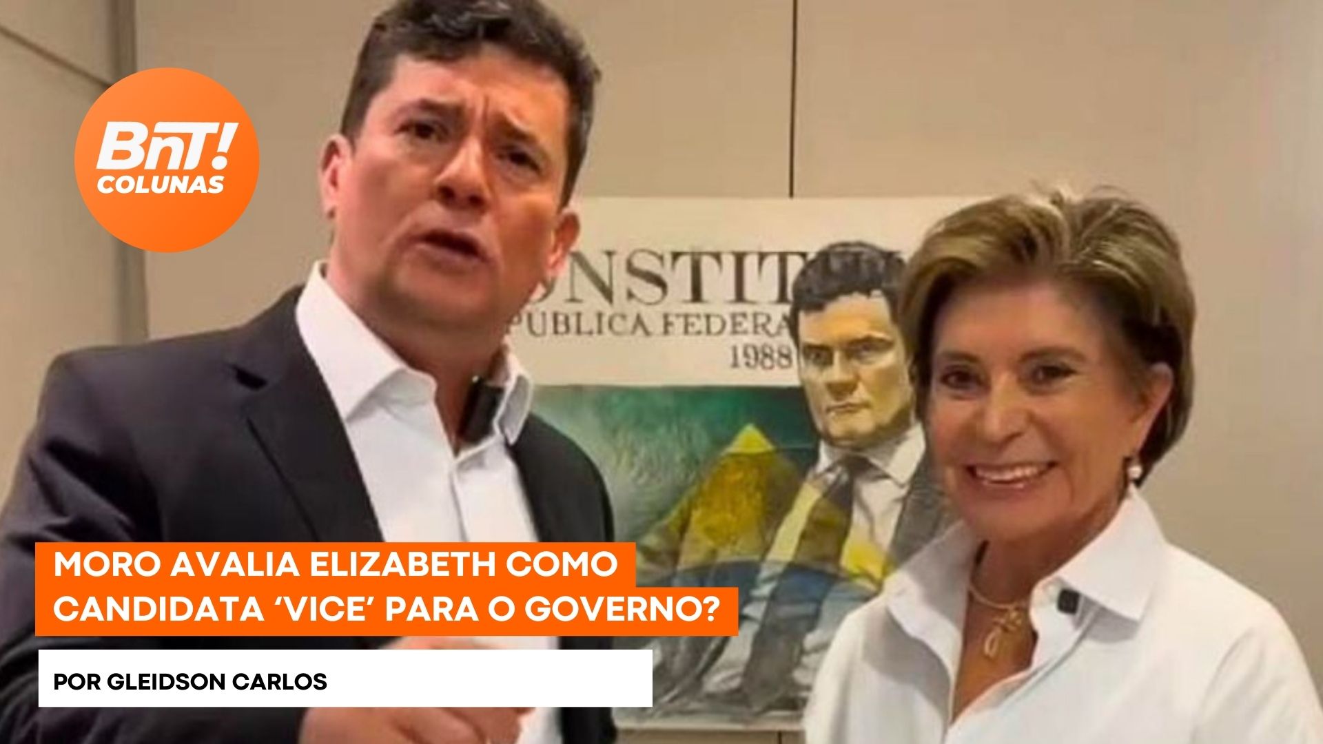 Moro avalia Elizabeth como candidata ‘vice’ para o governo?