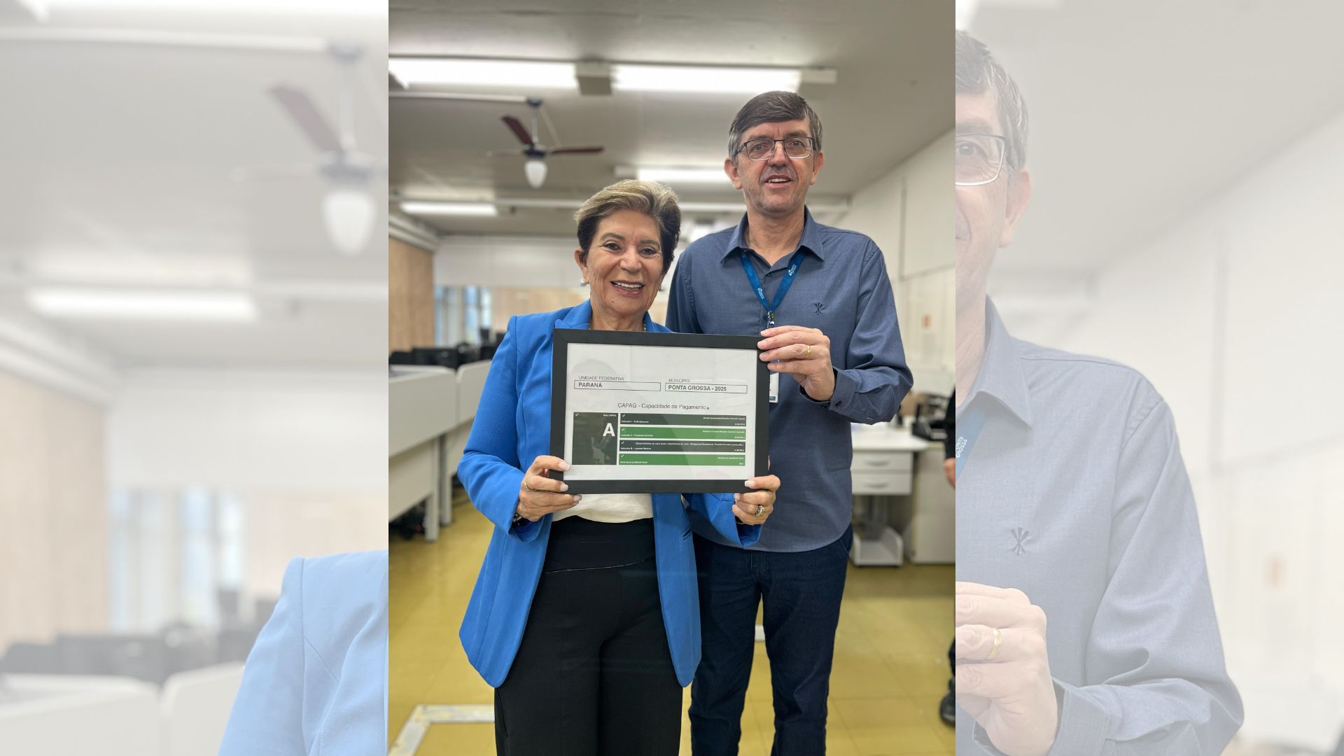 Com a continuidade da ótima nota, Ponta Grossa segue apta a captar recursos importantes para impulsionar novos projetos