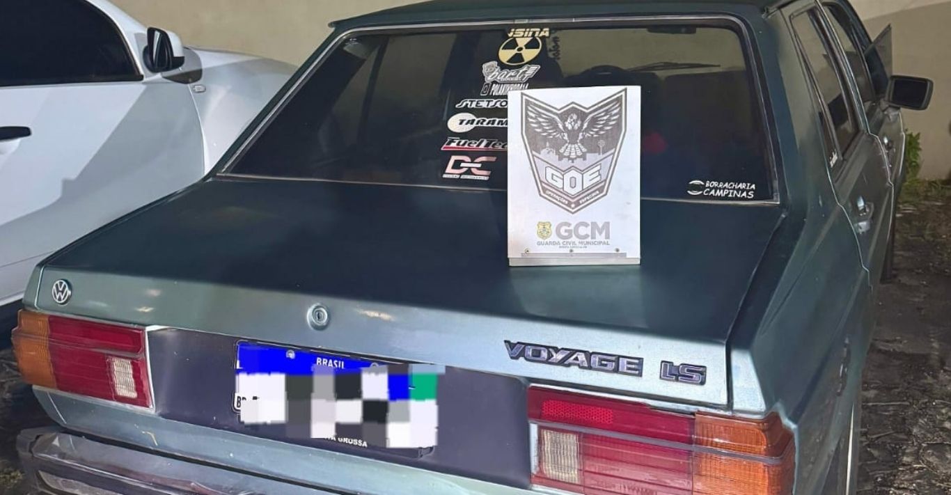 Muralha digital identifica carro furtado e GCM age pápido na recuperação em pG