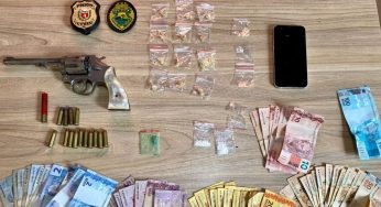 PCPR e PM deflagram Operação Sentinela em Ipiranga e apreendem drogas e arma