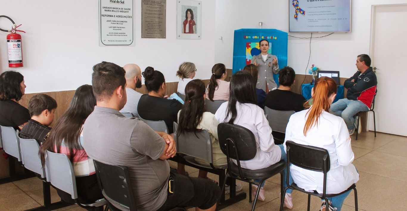 Secretaria de Saúde promove ‘roda de conversa’ no mês de conscientização do autismo em Piraí do Sul