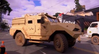 Paraná testa blindado militar tcheco e planeja compra de 12 veículos para reforçar segurança pública