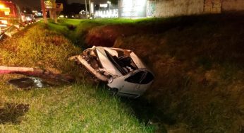 Jovem de 21 anos morre em acidente grave na BR-277 e outro fica ferido