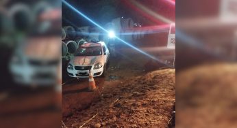 Motorista foge do local após capotamento de veículo registrado na PR 160 em Telêmaco Borba