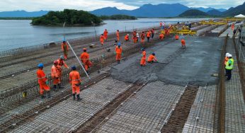 Obras da Ponte de Guaratuba avançam com a concretagem de vãos no trecho pré-moldado