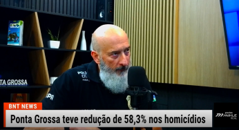 Delegado Nagib destaca reconhecimento à Polícia Civil de Ponta Grossa por redução nos homicídios