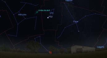 Chuva de meteoros Líridas poderá ser vista na madrugada de 22 de abril no PR