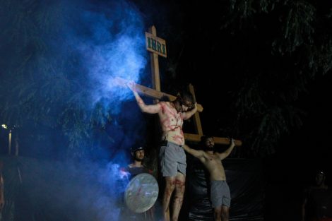 Encenação na Capela Imaculada Conceição de Maria Boca no Trombone Encenação na Capela Imaculada Conceição de Maria