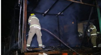 Homem embriagado coloca fogo na própria casa em PG