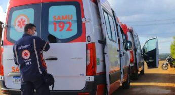 Criança de 10 anos fica ferida após cair de bicicleta e bater com a cabeça em PG