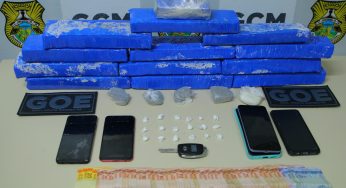 Quatro pessoas são detidas por tráfico de drogas em Ponta Grossa