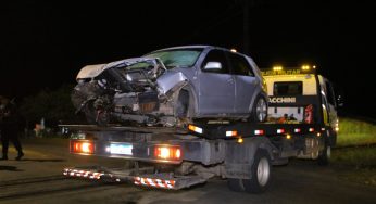Motorista dorme ao volante e colide com locomotiva em Ponta Grossa