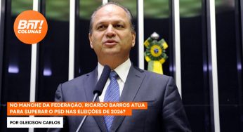 No manche da federação, Ricardo Barros atua para superar o PSD nas eleições de 2026?