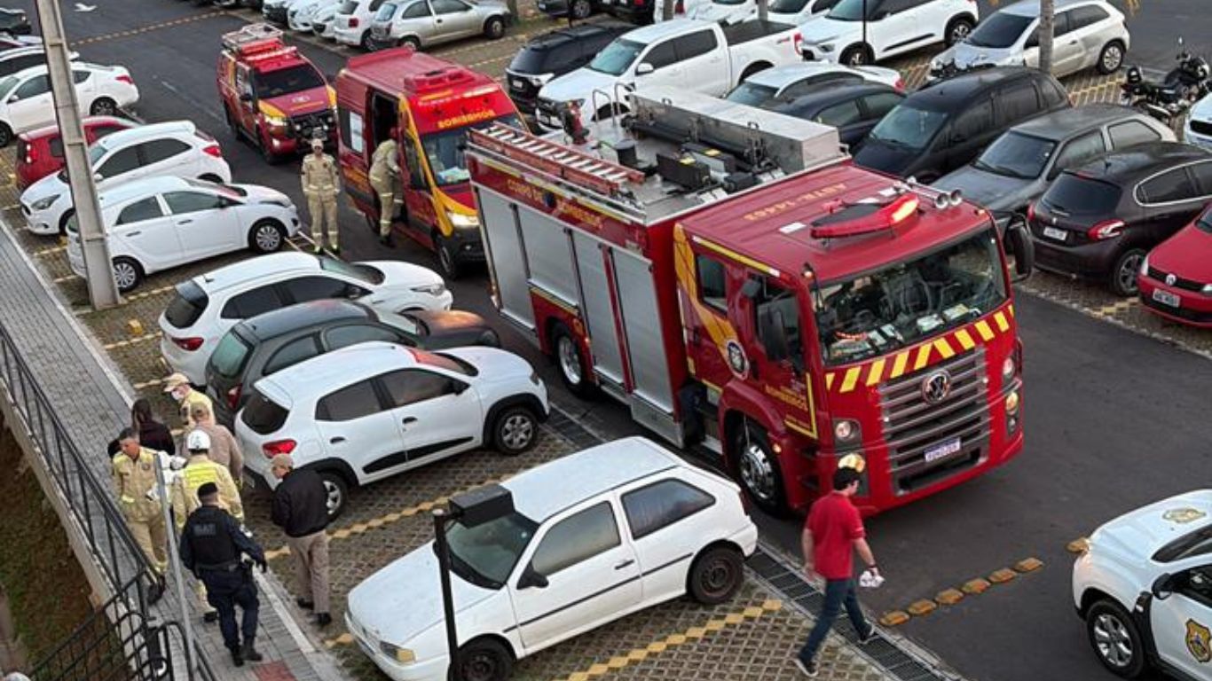 Confusão em condomínio de Ponta Grossa mobiliza polícia e bombeiros