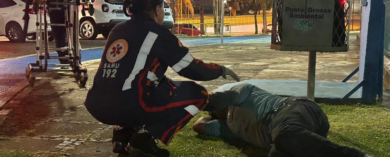Morador de rua é agredido no Parque Ambiental em PG