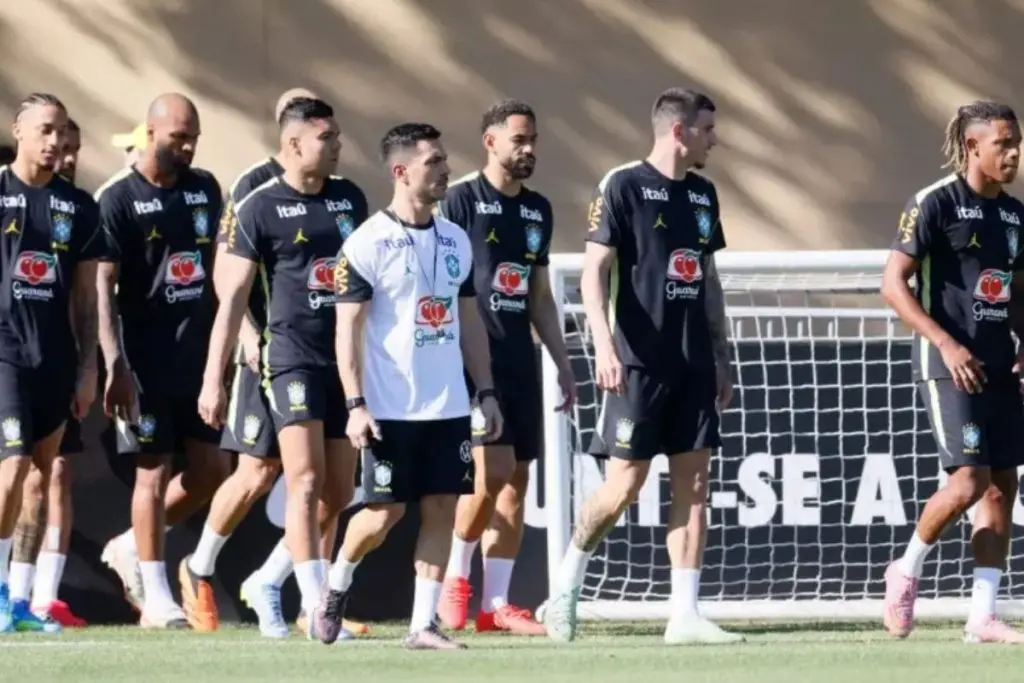 treino seleção brasileira