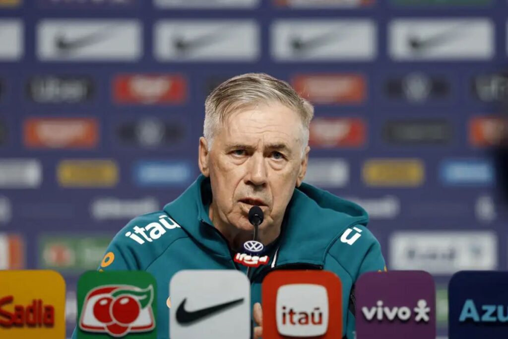 Ancelotti bate o martelo sobre Neymar e revela escalação da Seleção Brasileira