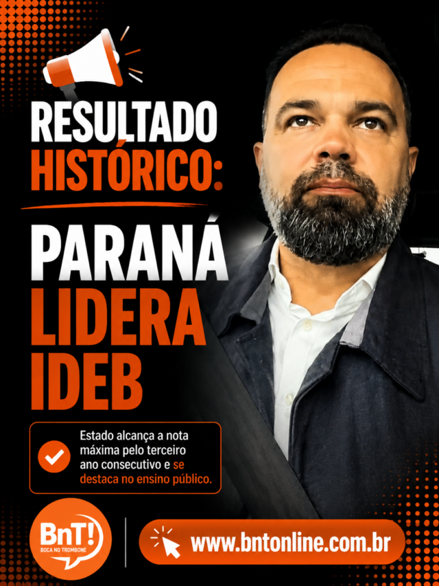 📢 Resultado histórico: Paraná lidera IDEB