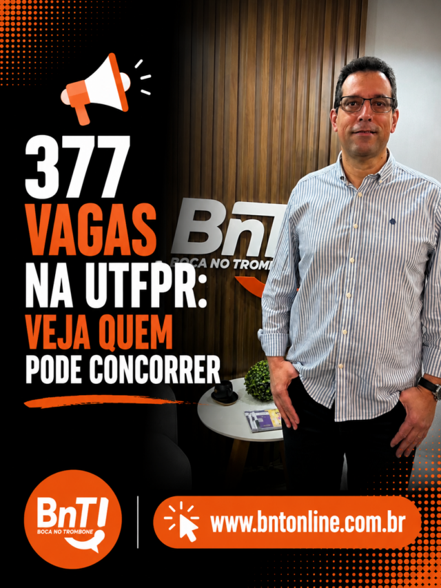 📢 377 vagas na UTFPR: veja quem pode concorrer
