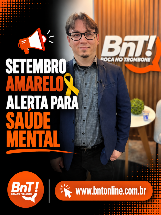 📢 Setembro Amarelo alerta para saúde mental