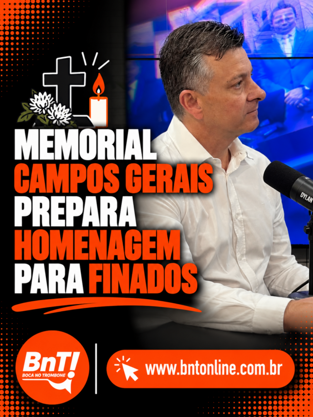 📢 Memorial Campos Gerais prepara homenagem para Finados