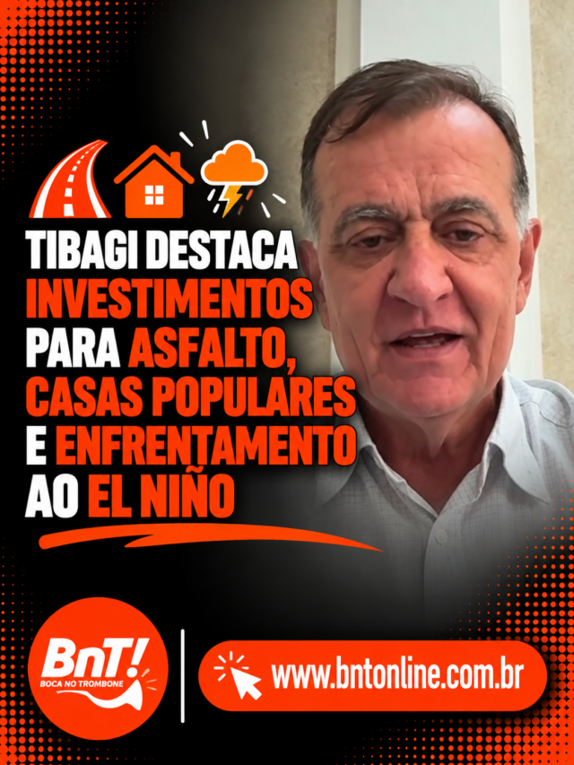 📢 Tibagi destaca investimentos para asfalto, casas populares e enfrentamento ao El Niño